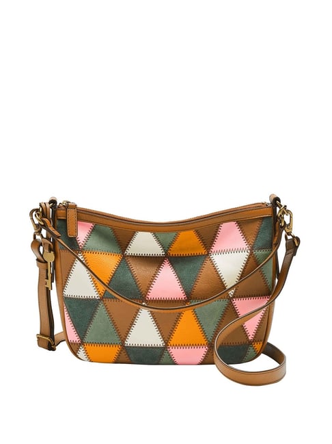 Buy Fossil Jolie Multicolor Textured Medium Hobo Handbag Online At
