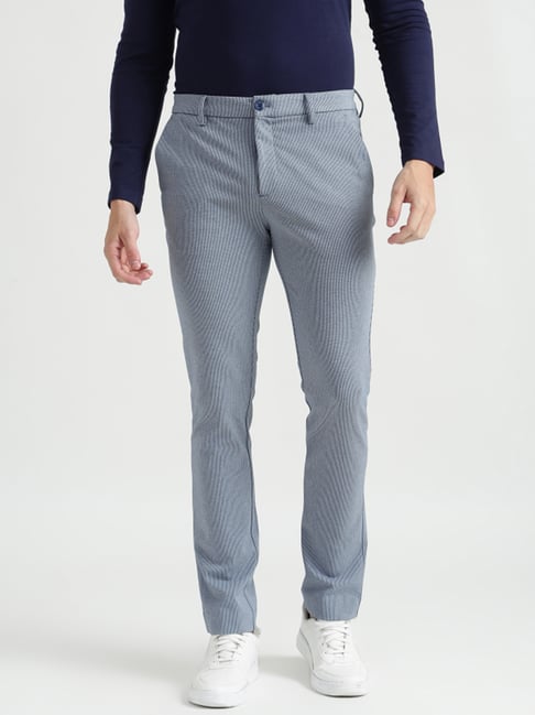 United Colors Of Benetton Blue Slim Fit Trousers