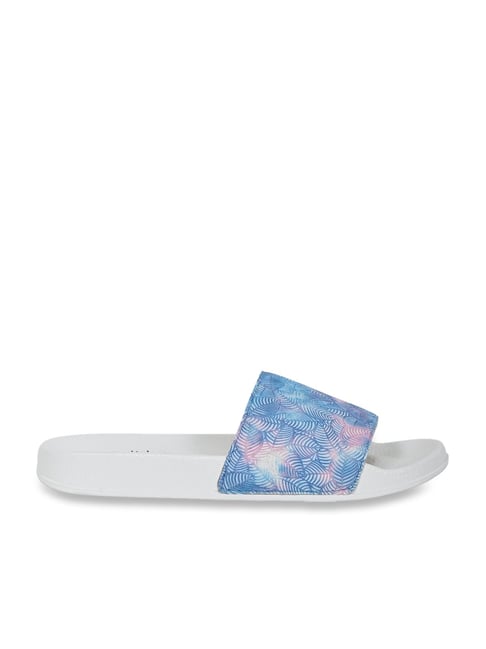 Jove Women's Blue Slides