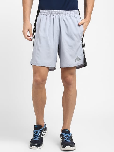 Buy adidas Grey Striped Sports Shorts for Men's Online Tata CLiQ