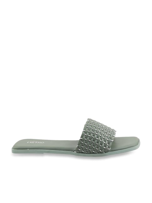 Sage green online sandals