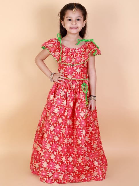 Kids traditional frock Raw silk with banaras frocks Frock Knee length. Full  cotton linning Double stiched Full overlock New born… | Instagram