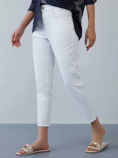 LOV by Westside White Jeans