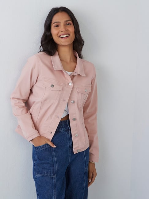 Buy LOV by Westside Blush Pink Shaina Jacket Online at best price at ...