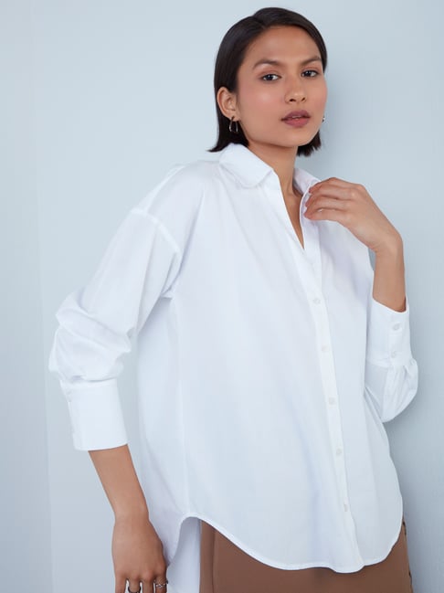 Buy Wardrobe by Westside White Gala Blouse Online at best price at TataCLiQ