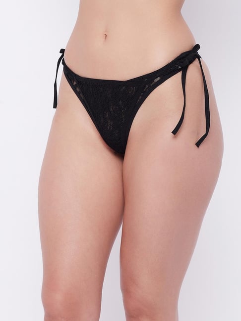 Buy Secrets By ZeroKaata Black Lace Panty for Women Online @ Tata CLiQ