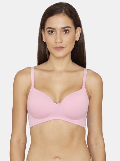 Rosaline by Zivame Light Pink Padded Bra Price in India