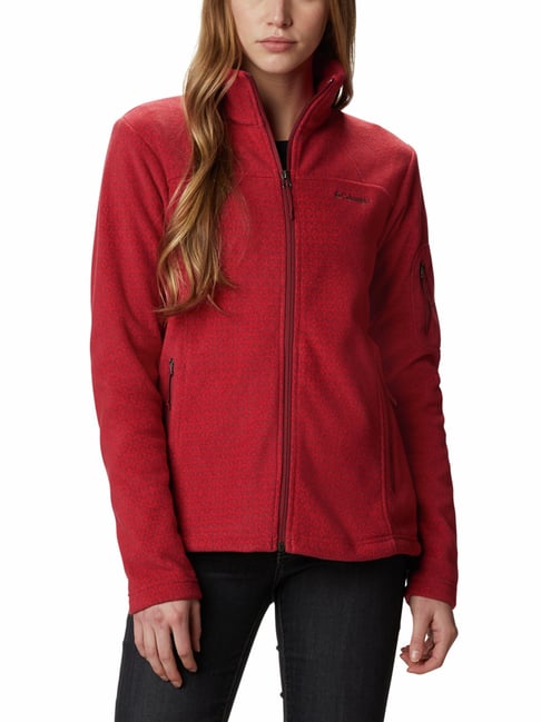 Columbia Red Fast Trek Jacket