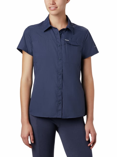 Columbia Navy Silver Ridge 2.0 Regular Fit Shirt Price in India
