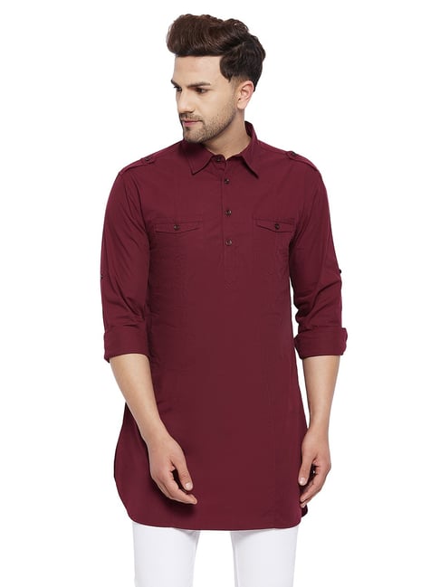 Maroon discount colour pathani