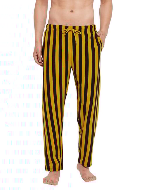 Hypernation Yellow & Black Striped Pyjamas-picture-22