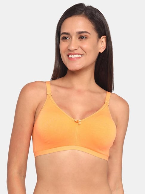 Buy Zivame Orange Non-padded Bra for Women Online @ Tata CLiQ