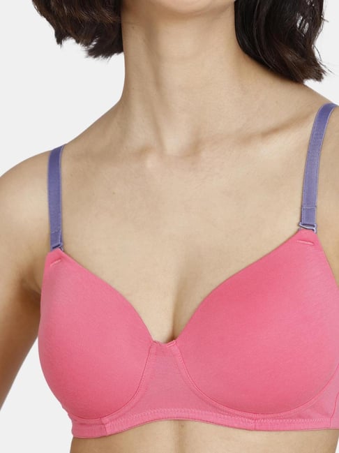 Zivame Pink Padded Bra