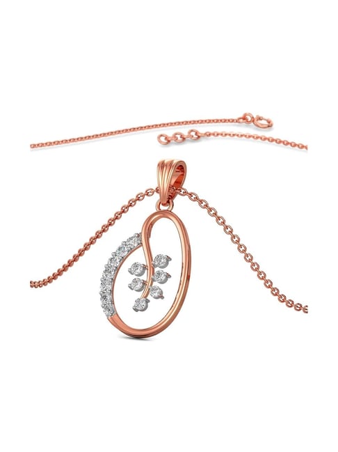 Buy Joyalukkas 18k Gold & Diamond Pendant with Chain for Women Online