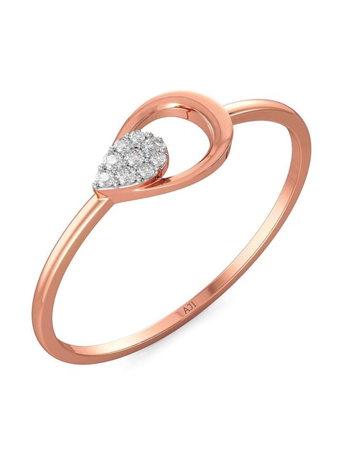 14Kt Pear Shaped Diamond Engagement Ring 483VA1009