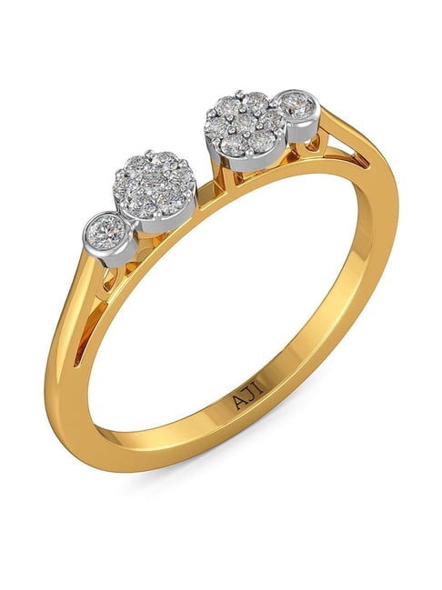 18ct Yellow Gold 3 Stone brilliant Cut Diamond Ring | Christopher Wharton