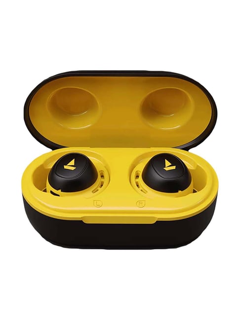 Boat Airdopes 441 Bluetooth In The Ear Earpod with Mic Bumblebee Yellow