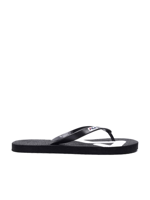 Fila Men's CHAP PLUS Black Flip Flops