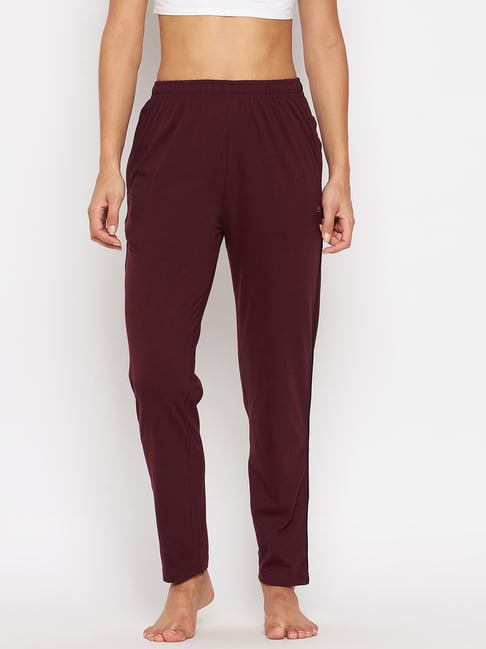 Buy Okane Maroon Lounge Pants for Women's Online @ Tata CLiQ