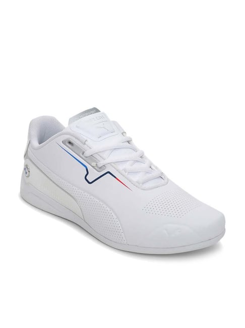 Puma Men's BMW MMS Drift Cat 8 Snow White Casual Sneakers