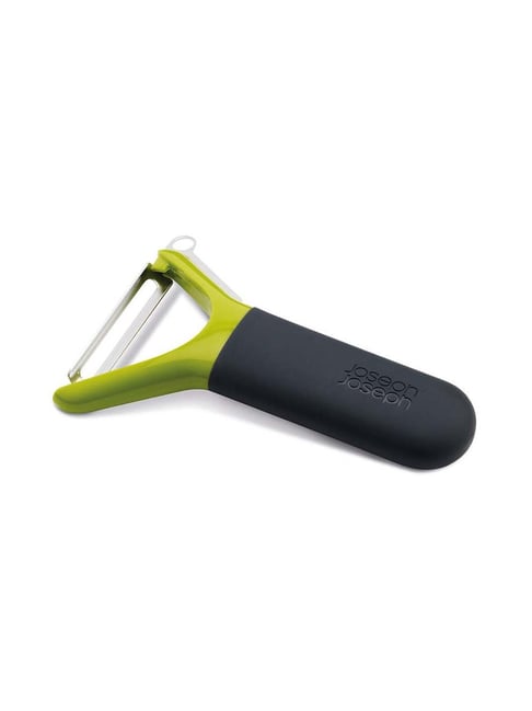 joseph joseph green & black stainless steel 4 cm y-shaped peeler - set of 1