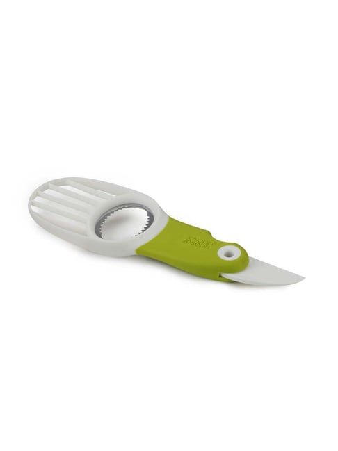 Joseph Joseph Silver & Green Stainless Steel 7 cm 3-In-1 Avocado Slicer