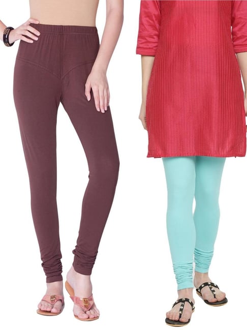 Buy Dollar Missy Multicolor Leggings (Pack of 2) for Women Online @ Tata  CLiQ