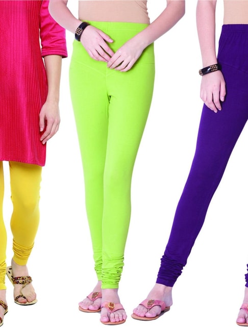 Buy Only Green Color-Block High Rise Tights for Women's Online @ Tata CLiQ