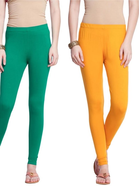 Buy Dollar Missy Multicolor Leggings (Pack of 2) for Women Online @ Tata  CLiQ