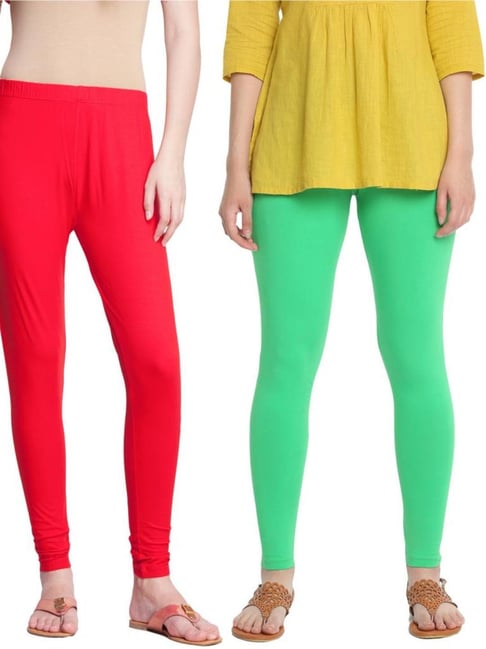 Dollar Missy Multicolor Leggings (Pack of 2)-picture-42