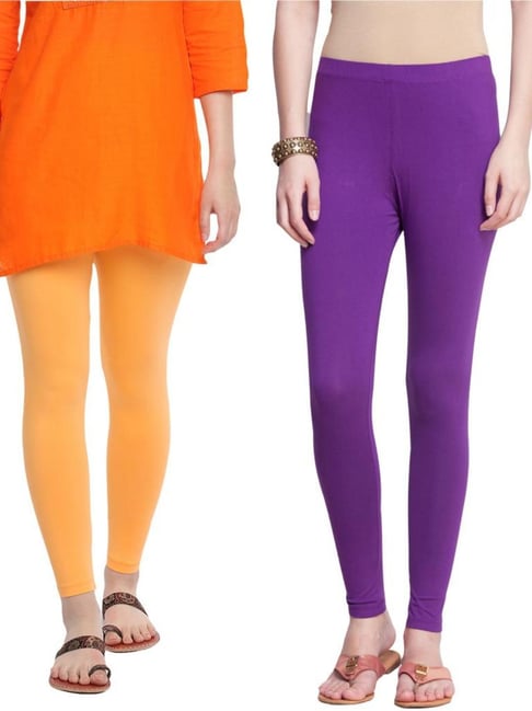 Dollar Missy Multicolor Leggings (Pack of 2)-picture-44