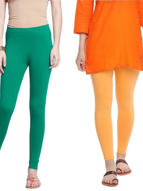 Buy Dollar Missy Multicolor Leggings (Pack of 2) for Women Online @ Tata  CLiQ