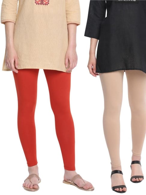 Dollar Missy Multicolor Leggings (Pack of 2)-picture-32