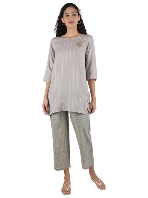 Summer Tunic and Trousers - Long-Sleeved and Short-Sleeved