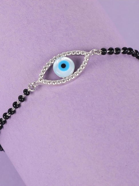 Evil Eye Mangalsutra Bracelet – Sarafa Bazar India