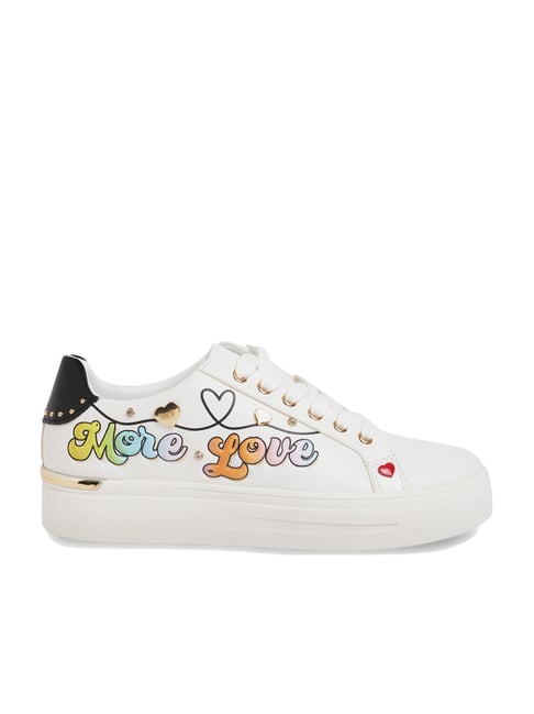 Aldo Women's Chalk White Sneakers