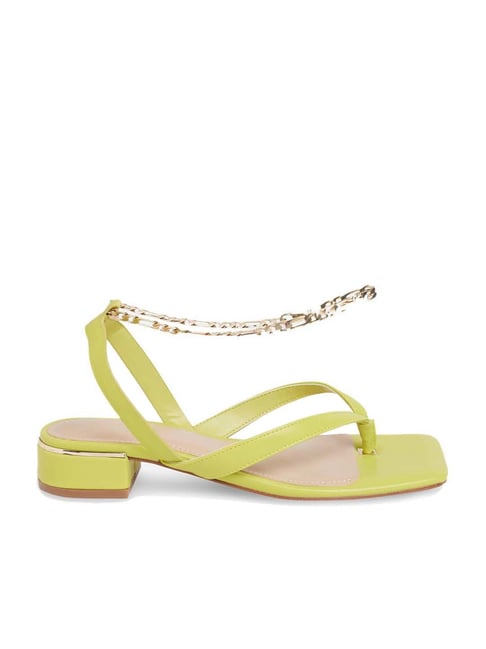 MYKONOS - YELLOW STRAP RAFFIA WEDGE SANDAL | miMaO ®