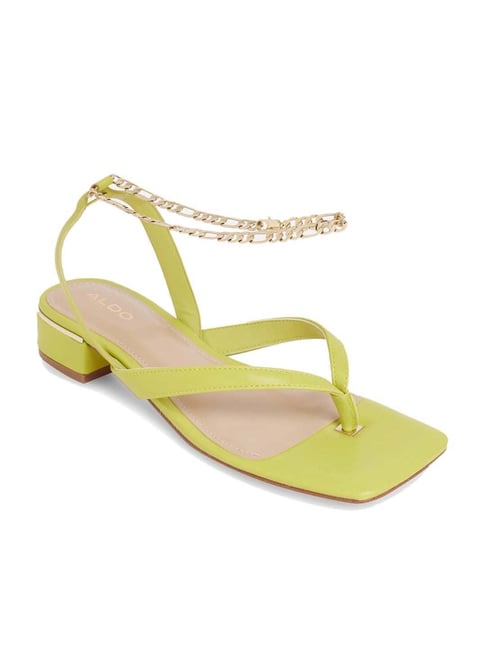 Aldo cheap yellow sandals