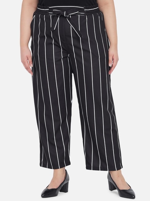 Buy Style Quotient Black & White Striped Trousers for Women Online @ Tata  CLiQ-anthinhphatland.vn