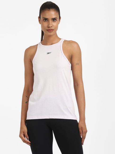 Reebok Lilac Slim Fit TS AC Tank Top