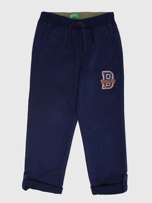 United Colors of Benetton Kids Navy Regular Fit Trousers Pant