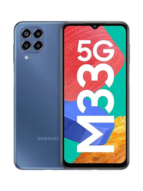 Samsung Galaxy M33 128 GB (Deep Ocean Blue) 6 GB RAM, Dual SIM 5G