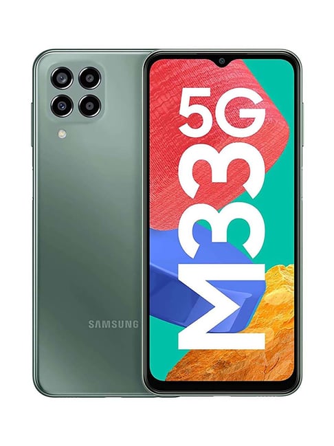 Samsung Galaxy M33 128 GB (Mystique Green) 6 GB RAM, Dual SIM 5G