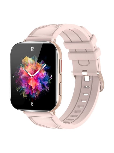 Buy Fire-Boltt Max BSW010 AMOLED Smartwatch (Pink) Online At Best Price ...