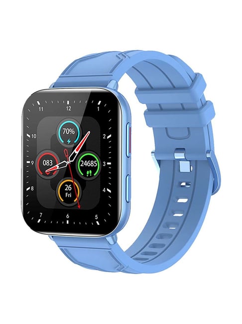 Fire-Boltt Max BSW010 AMOLED Smartwatch (Light Blue)