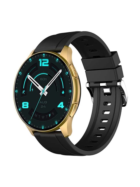 Fire-Boltt Invincible BSW020 Bluetooth Calling Smartwatch (Gold Black Silicon)