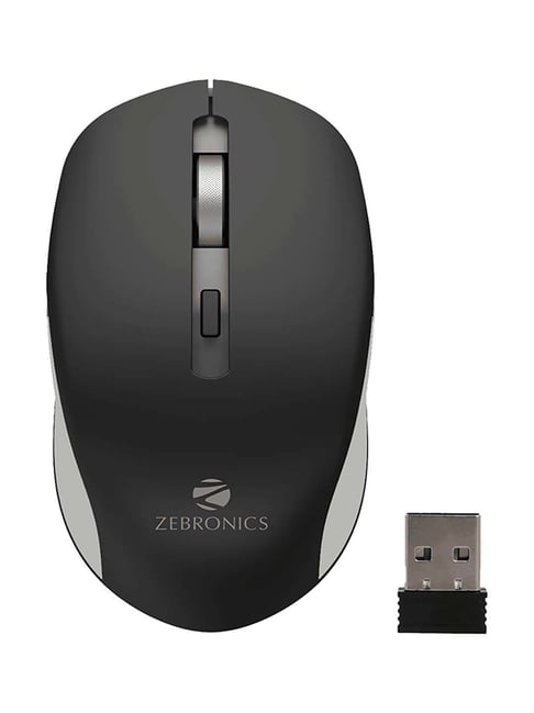 Zebronics Zeb-Jaguar Wireless Optical Mouse with Nano Receiver (Black)