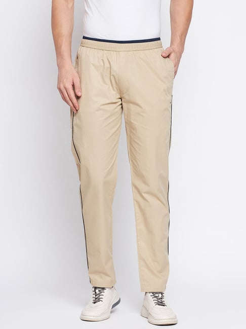 Buy Okane Cream Regular Fit Trackpants for Men s Online Tata CLiQ