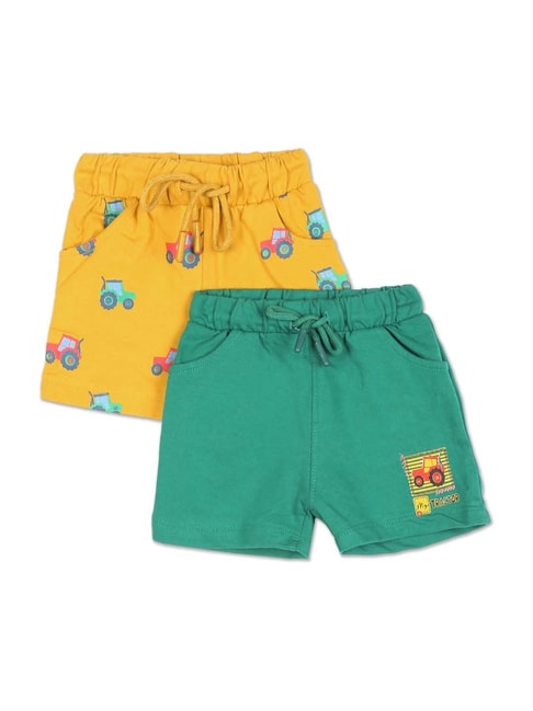 Donuts Kids Multicolor Cotton Printed Shorts