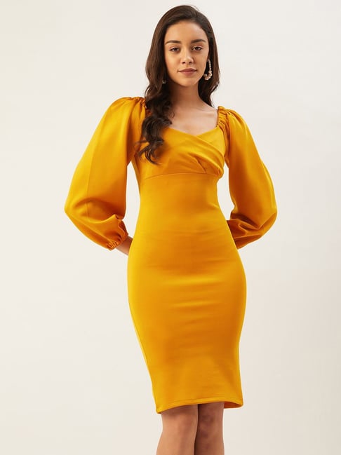 Anvi Be Yourself Yellow Slip Dress Price in India